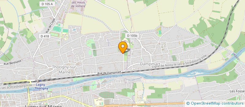 localisation de l'entreprise MONSIEUR THOMAS FHAL  THORIGNY-SUR-MARNE