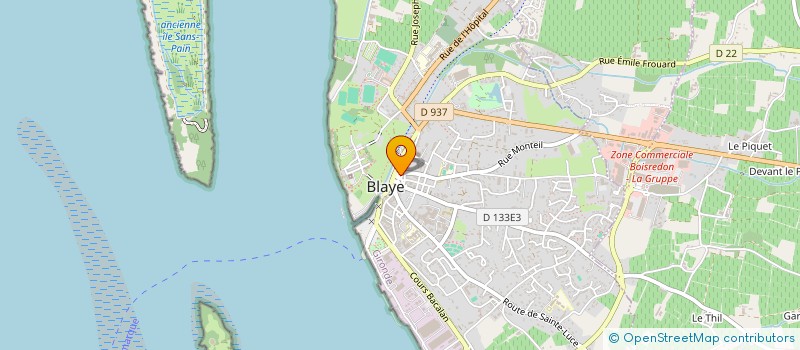 localisation de l'entreprise MONSIEUR THOMAS FIAULT à BLAYE