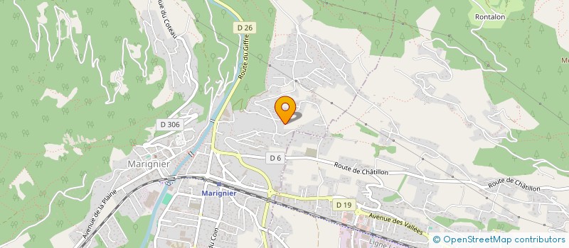 localisation de l'entreprise MONSIEUR THOMAS FILLOUX  MARIGNIER