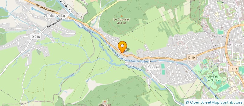 localisation de l'entreprise MONSIEUR THOMAS FINANCE  MONTPERREUX