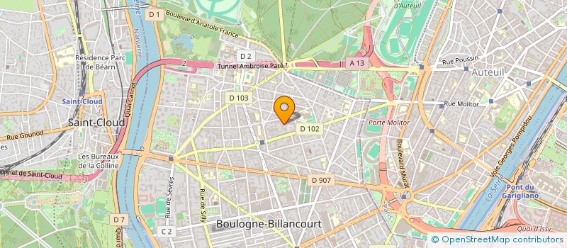 localisation de l'entreprise MONSIEUR THOMAS FIOCCONI à BOULOGNE-BILLANCOURT