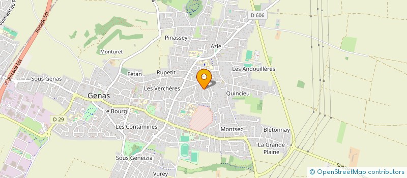 localisation de l'entreprise MONSIEUR THOMAS FIORINI à GENAS