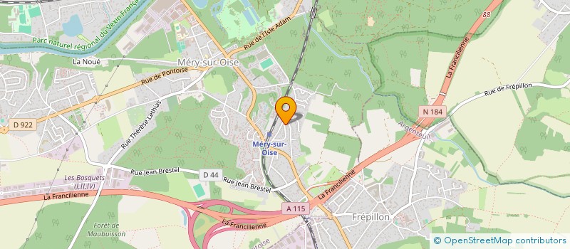 localisation de l'entreprise MONSIEUR THOMAS FIRMINHAC  MERY-SUR-OISE