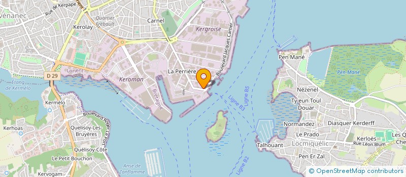 localisation de l'entreprise MONSIEUR THOMAS FISCHER à LORIENT
