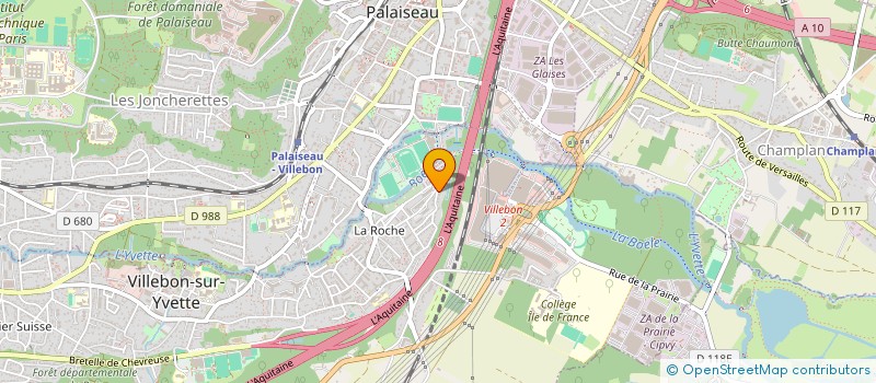 localisation de l'entreprise MONSIEUR THOMAS FITTAN  VILLEBON-SUR-YVETTE