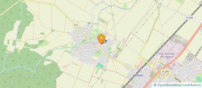 localisation de l'entreprise MONSIEUR THOMAS FLAD  KERTZFELD