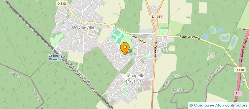 localisation de l'entreprise MONSIEUR THOMAS FLEURET  ORRY-LA-VILLE