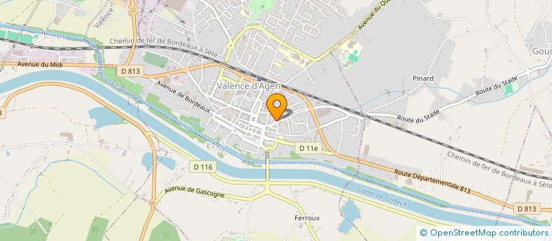 localisation de l'entreprise MONSIEUR THOMAS FLEURY  VALENCE