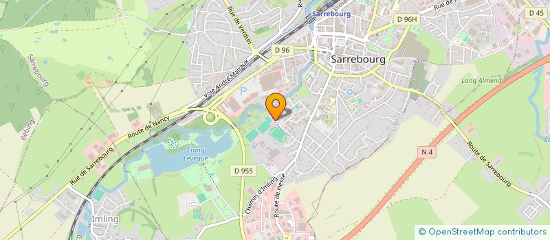 localisation de l'entreprise MONSIEUR THOMAS FLORANT  SARREBOURG