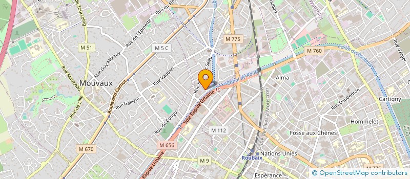 localisation de l'entreprise MONSIEUR THOMAS FLOUQUET  TOURCOING