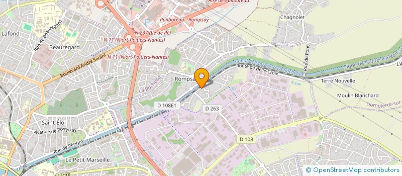 localisation de l'entreprise MONSIEUR THOMAS FONTAINE  PERIGNY