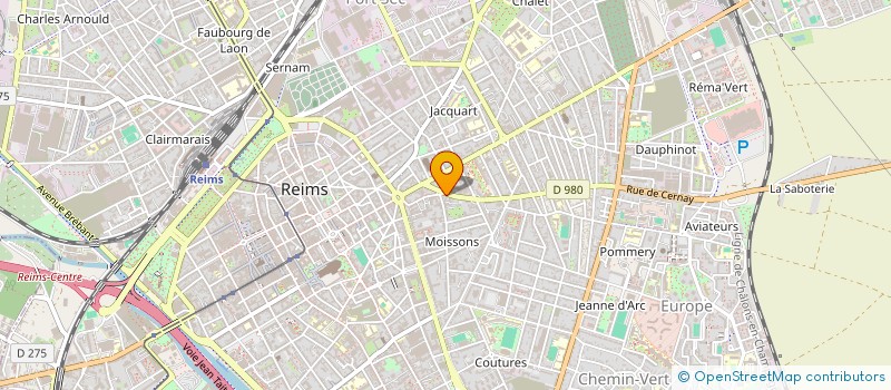 localisation de l'entreprise MONSIEUR THOMAS FONTANA  REIMS