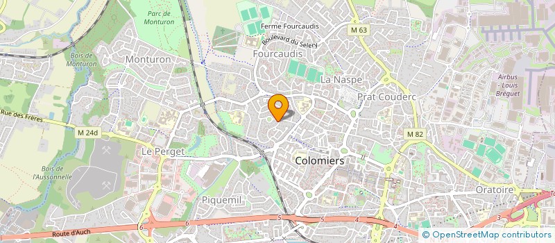 localisation de l'entreprise MONSIEUR THOMAS FOREST à COLOMIERS