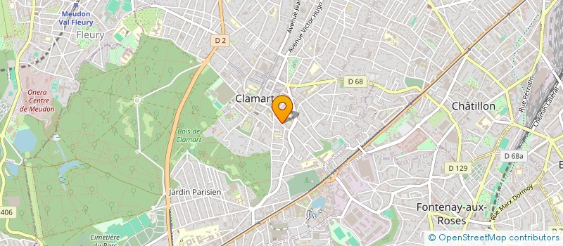 localisation de l'entreprise MONSIEUR THOMAS FORESTIER  ORSAY