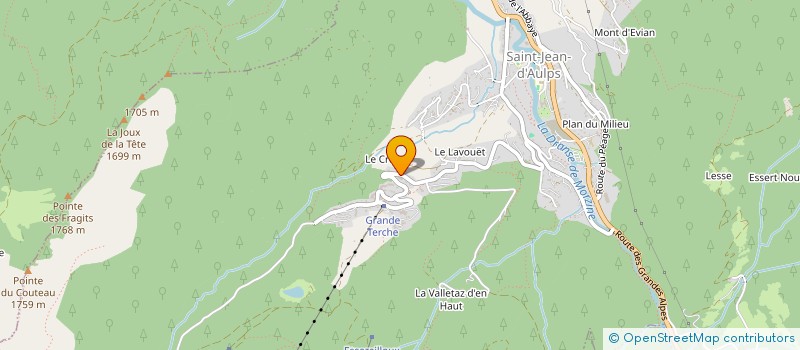 localisation de l'entreprise MONSIEUR THOMAS FORTUNE  SAINT-JEAN-D'AULPS