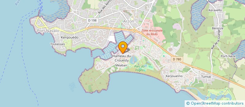 localisation de l'entreprise MONSIEUR THOMAS FOUGEROUSSE  ARZON