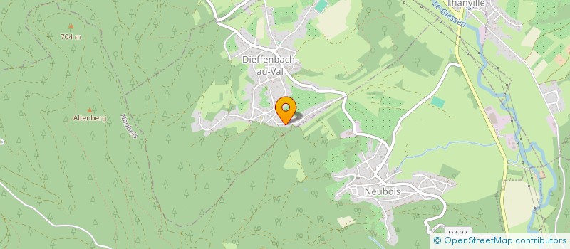 localisation de l'entreprise MONSIEUR THOMAS FOURNAISE  DIEFFENBACH-AU-VAL