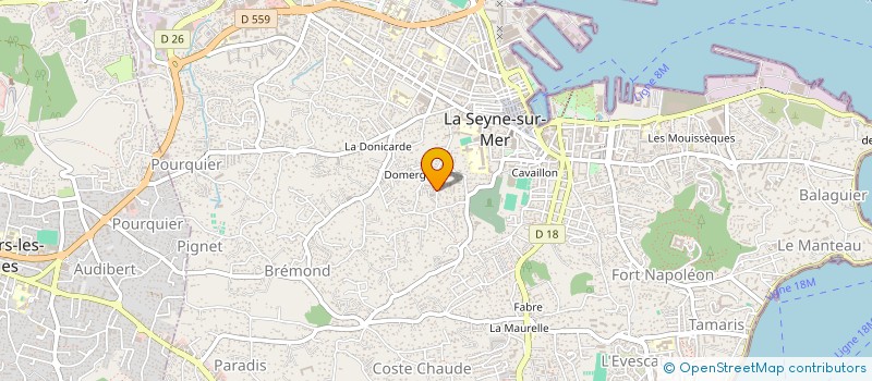 localisation de l'entreprise MONSIEUR THOMAS FOURNIER à LA SEYNE-SUR-MER