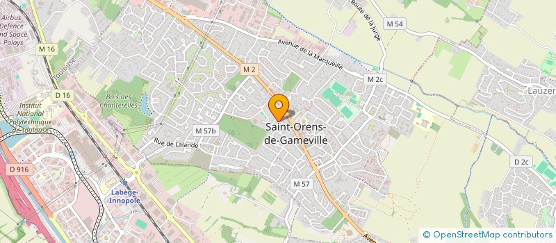 localisation de l'entreprise MONSIEUR THOMAS FOURTHIES  SAINT-ORENS-DE-GAMEVILLE