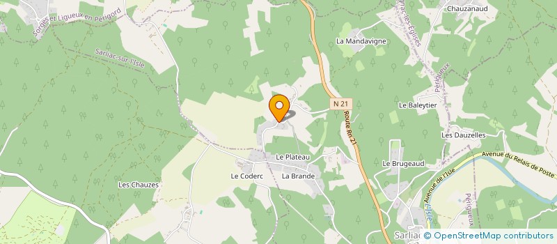 localisation de l'entreprise MONSIEUR THOMAS FRAISSE  SARLIAC-SUR-L'ISLE