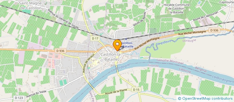 localisation de l'entreprise MONSIEUR THOMAS FRANCES  CASTILLON-LA-BATAILLE