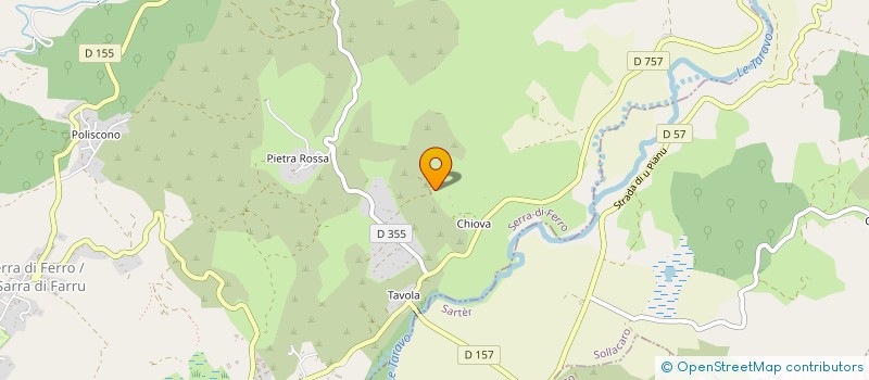 localisation de l'entreprise MONSIEUR THOMAS FRANCESCHI  SERRA-DI-FERRO