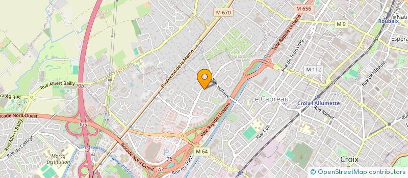 localisation de l'entreprise MONSIEUR THOMAS FRANCESCHINI  WASQUEHAL