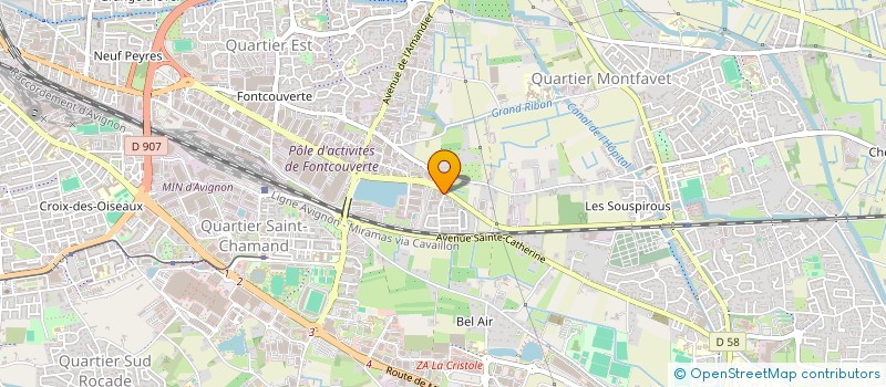 localisation de l'entreprise MONSIEUR THOMAS FRANCO-ROGELIO  AVIGNON