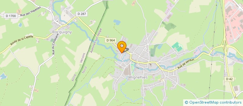 localisation de l'entreprise MONSIEUR THOMAS FRANCOIS  WIGNEHIES