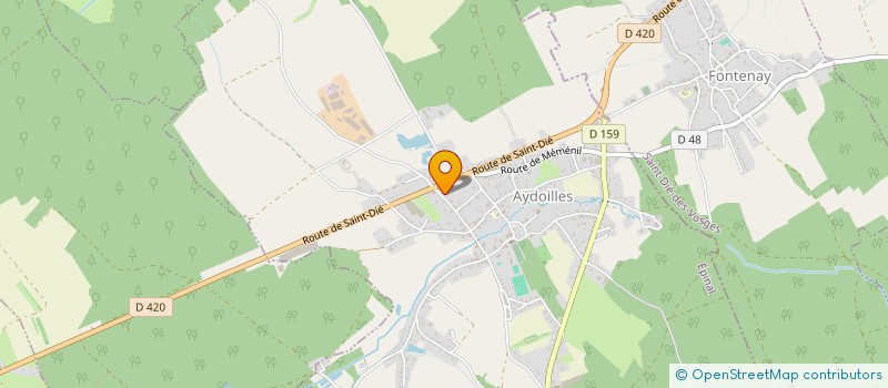 localisation de l'entreprise MONSIEUR THOMAS FRANCOIS  AYDOILLES