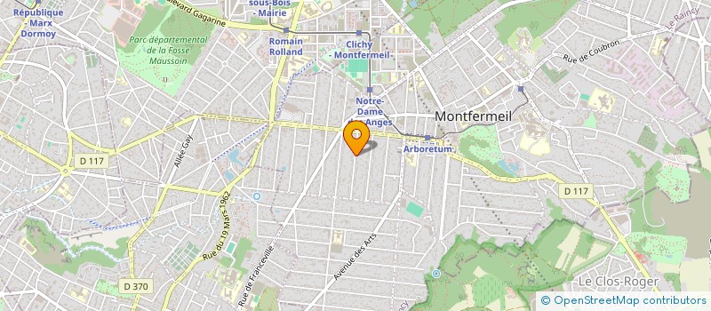 localisation de l'entreprise MONSIEUR THOMAS FRANCOIS à MONTFERMEIL