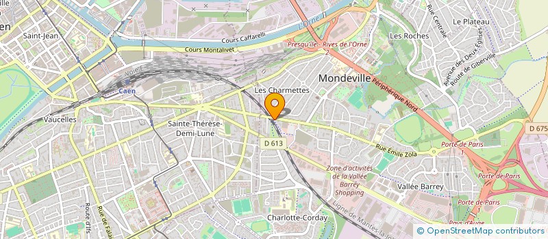 localisation de l'entreprise MONSIEUR THOMAS FRANCOIS-EUGENE DIT PIERREGINE  MONDEVILLE