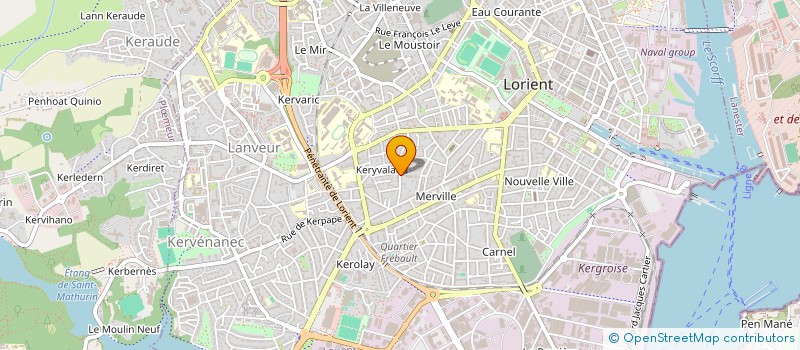 localisation de l'entreprise MONSIEUR THOMAS FRAPAISE  LORIENT