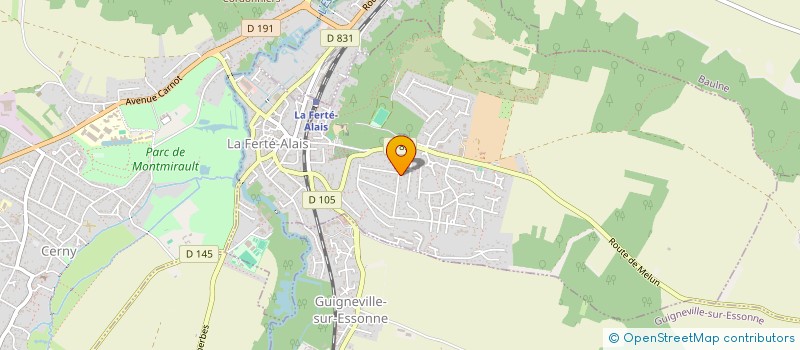 localisation de l'entreprise MONSIEUR THOMAS FREJAC  LA FERTE-ALAIS