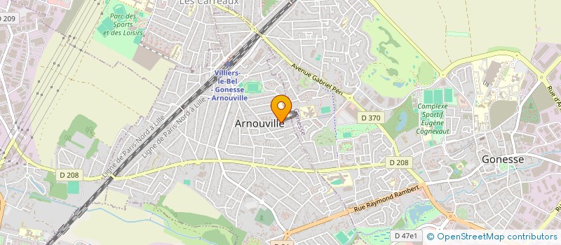 localisation de l'entreprise MONSIEUR THOMAS FRENOT  ARNOUVILLE