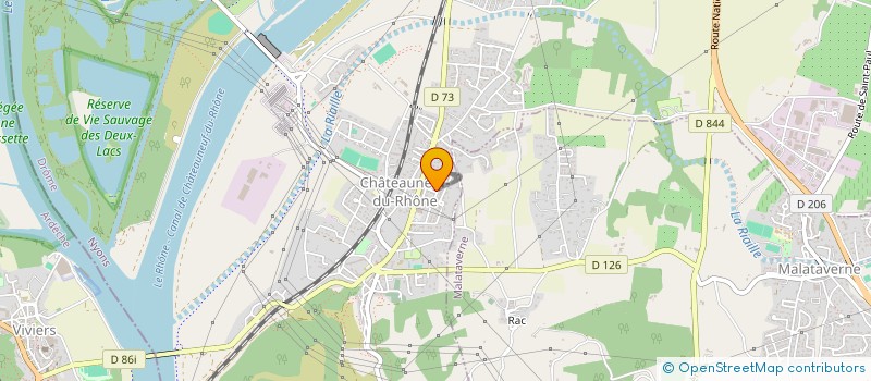 localisation de l'entreprise MONSIEUR THOMAS FREY  CHATEAUNEUF-DU-RHONE