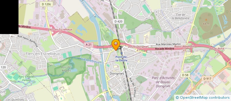 localisation de l'entreprise MONSIEUR THOMAS FRIBOULET  FLERS-EN-ESCREBIEUX