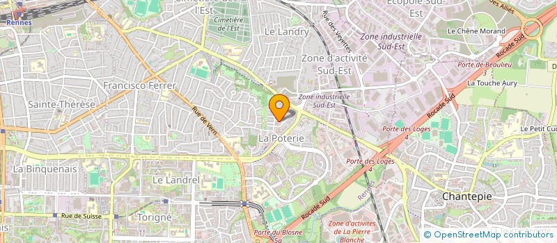 localisation de l'entreprise MONSIEUR THOMAS FRINAULT  RENNES