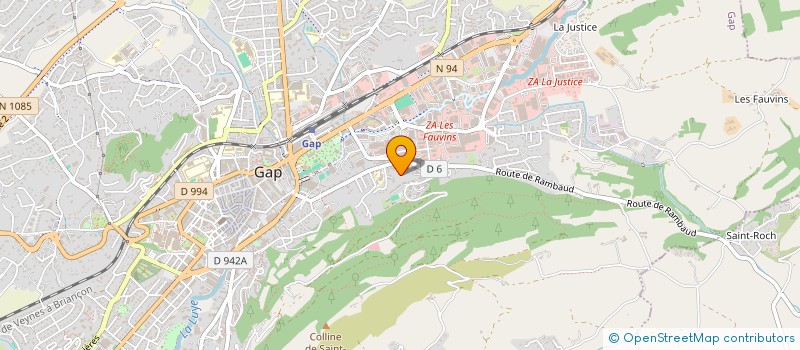 localisation de l'entreprise MONSIEUR THOMAS FRIONNET  GAP