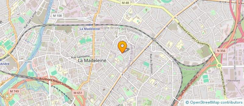 localisation de l'entreprise MONSIEUR THOMAS FROIDURE à MARCQ-EN-BARŒUL