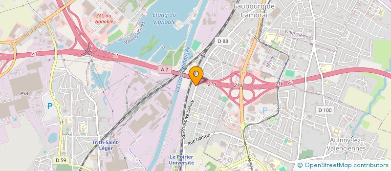 localisation de l'entreprise MONSIEUR THOMAS FROMONT  TRITH-SAINT-LEGER