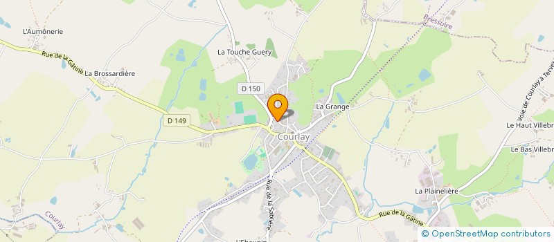 localisation de l'entreprise MONSIEUR THOMAS FROMY  COURLAY