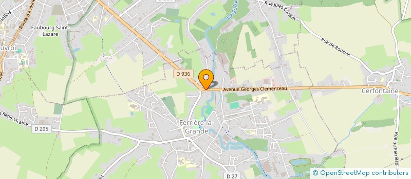 localisation de l'entreprise MONSIEUR THOMAS FRONTIER  FERRIERE-LA-GRANDE