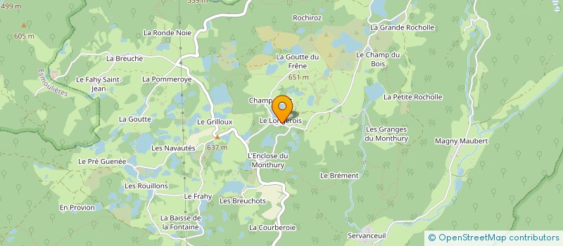 localisation de l'entreprise MONSIEUR THOMAS FUCHS  SERVANCE-MIELLIN