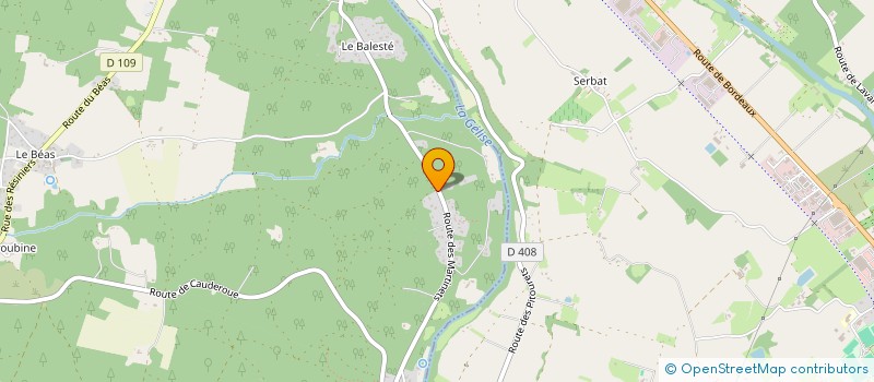 localisation de l'entreprise MONSIEUR THOMAS FURLAN  BARBASTE