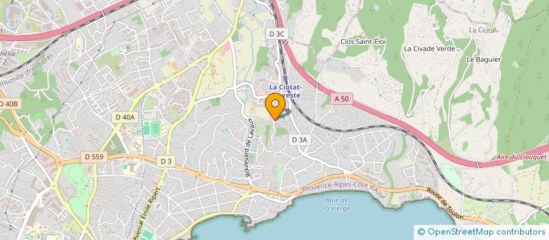 localisation de l'entreprise MONSIEUR THOMAS GACHENC  LA CIOTAT