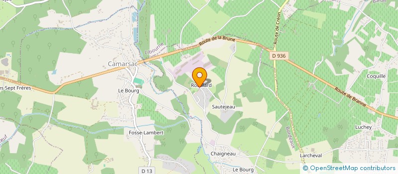 localisation de l'entreprise MONSIEUR THOMAS GACHET  CROIGNON