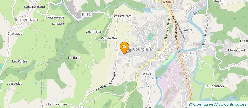 localisation de l'entreprise MONSIEUR THOMAS GACHON à COURPIERE