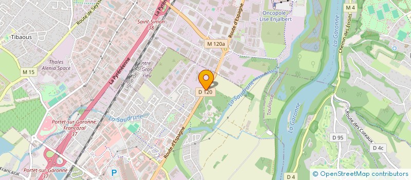 localisation de l'entreprise MONSIEUR THOMAS GACI  PORTET-SUR-GARONNE