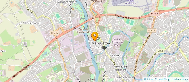 localisation de l'entreprise MONSIEUR THOMAS GAEREMYNCK  MARQUETTE LEZ LILLE